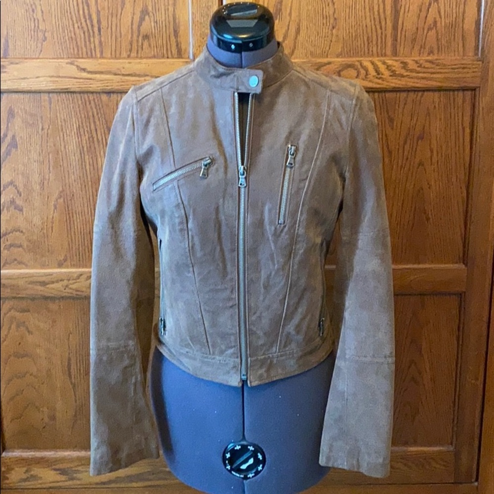 Levi’s suede leather jacket, sz XS